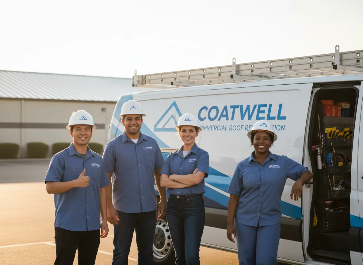 Commercial roof coating company in Hyde Park, VT